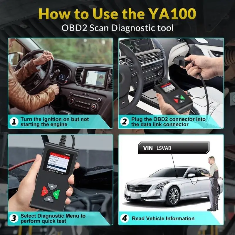 R53D CAR DIAGNOSTIC SCAN SCAN Tool Voertuigscanner OBD2 Automobile Code Reader Auto -accessoires met TFT -scherm