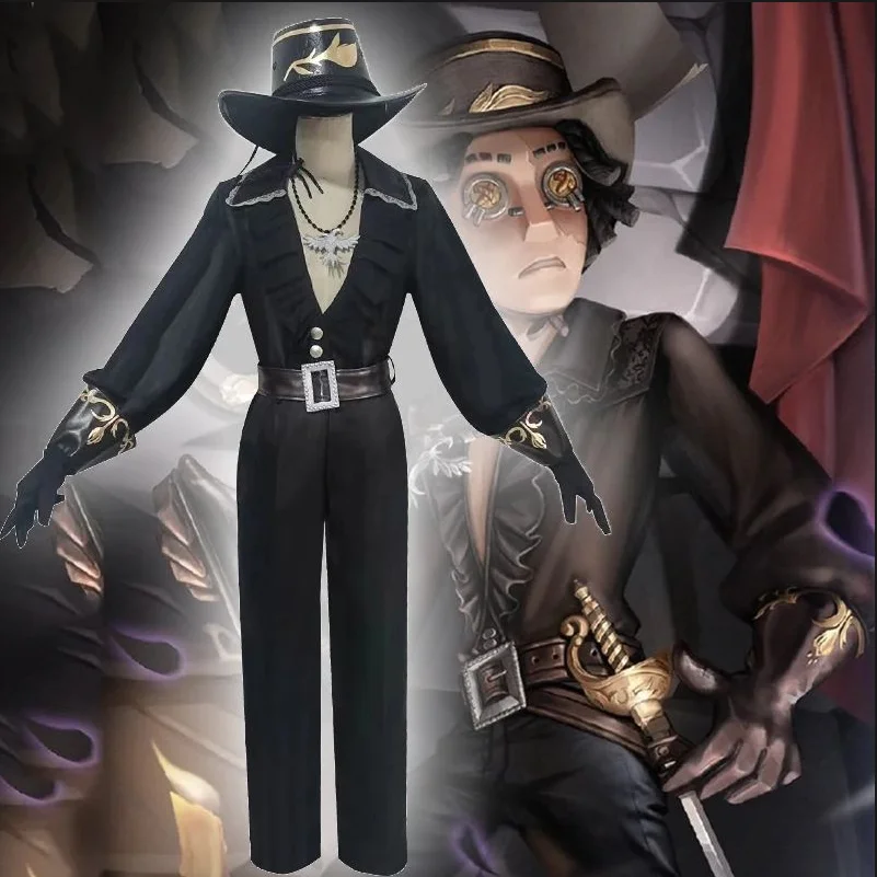 

Norton Campbell Cosplay Costume Game Identity V Survivor Prospector Black Tulip Skin Monster Manager Cosplay Halloween Uniforms