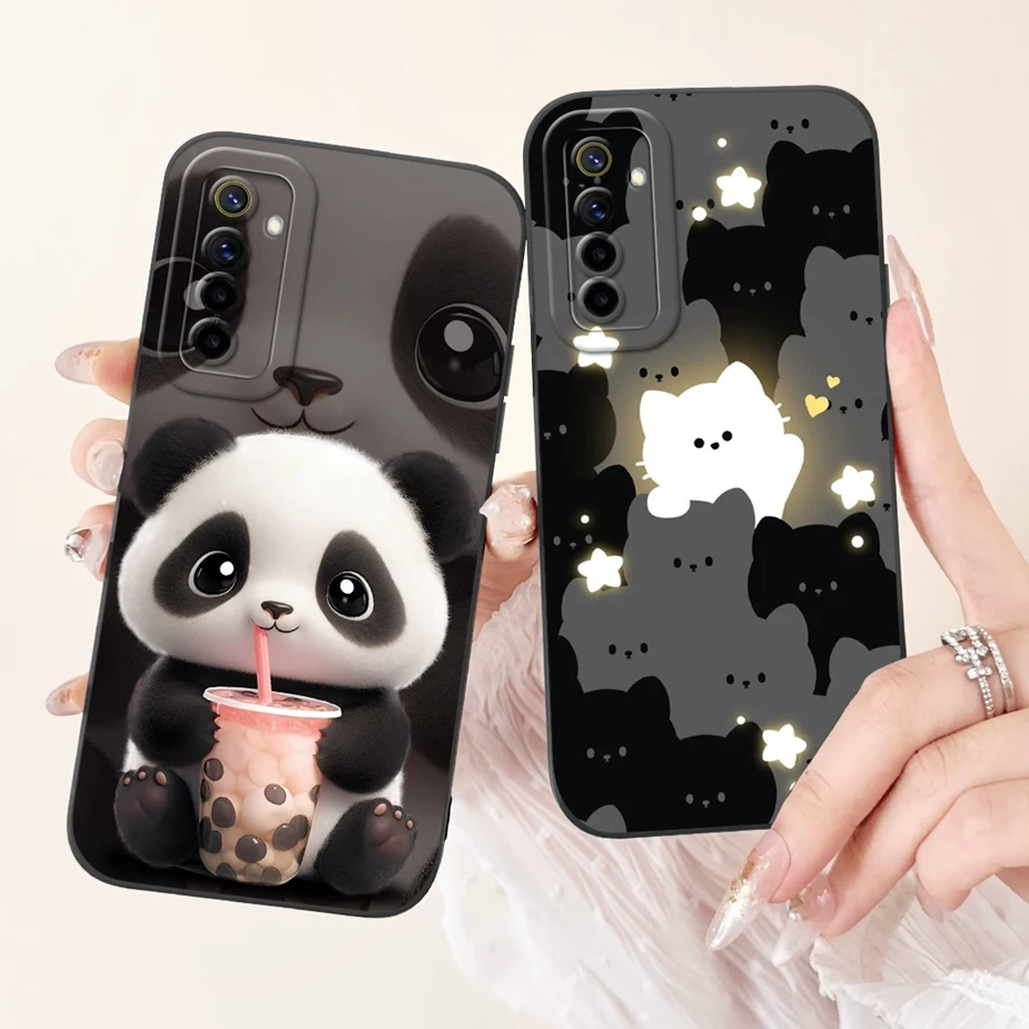 For Realme 6 6i 6S Case Realme6 Pro Cute Fashion Candy Painted Cover Soft Silicone Phone Case For Realme 6 Pro Realme 6S 6i Bags