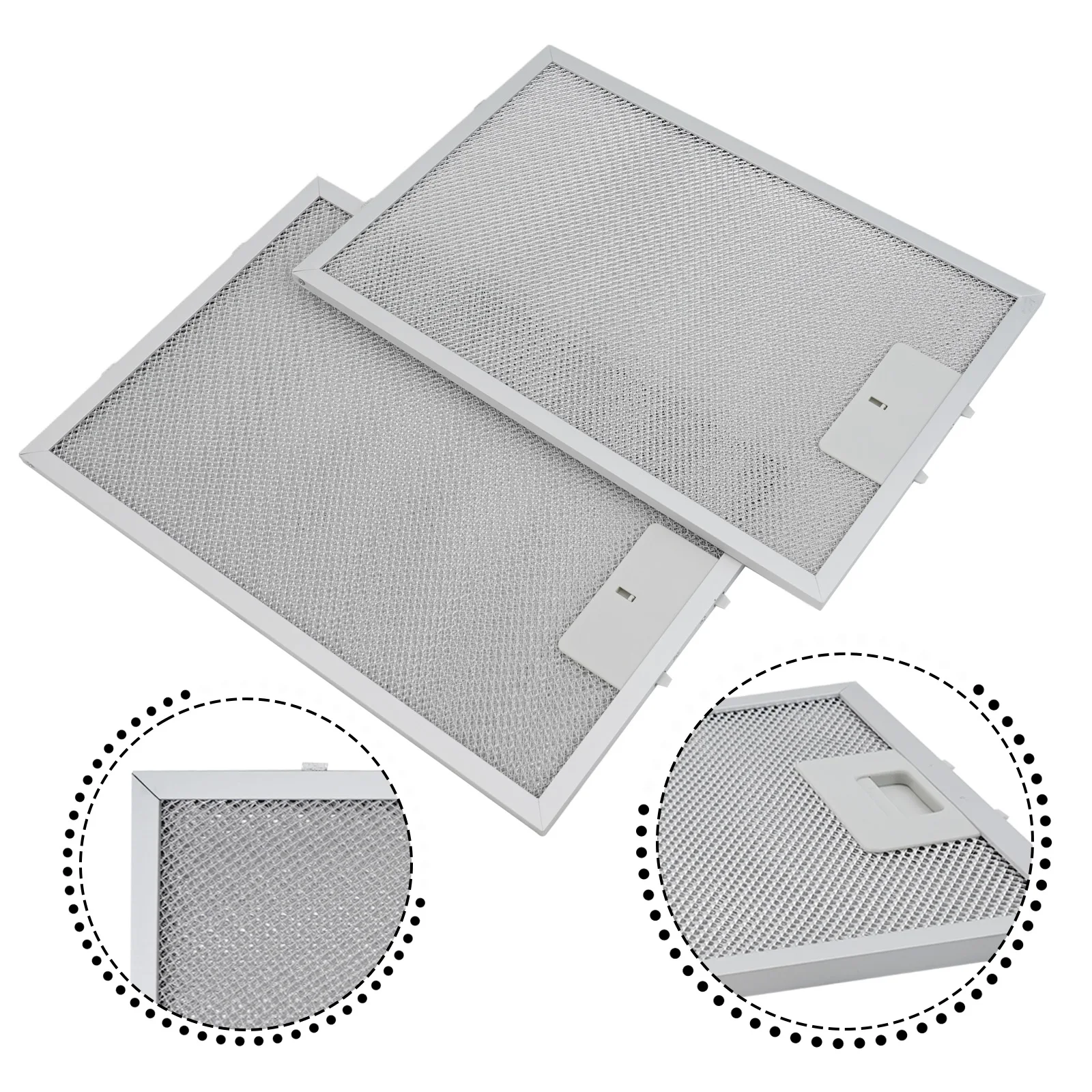 Aluminum Mesh Filter Metal Grease Filter 5 Layers Of Aluminum Easy To Clean High Efficiency Optimal Performance