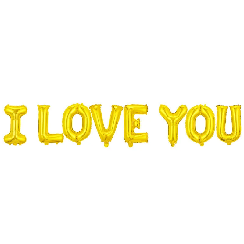 16 Zoll „I Love You“ Buchstabenbanner, große Liebesdekorationsballons für Hochzeitssaison, Verlobung, Brautgeschenk, Muttertag – Detail 11