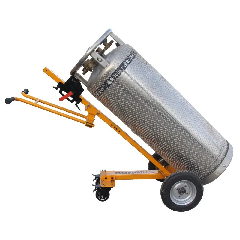 # Germany Oriented CE Stainless Steel Type Portable Air Bottle Trolley Oxygen Cylinder Trolley Hand Truck