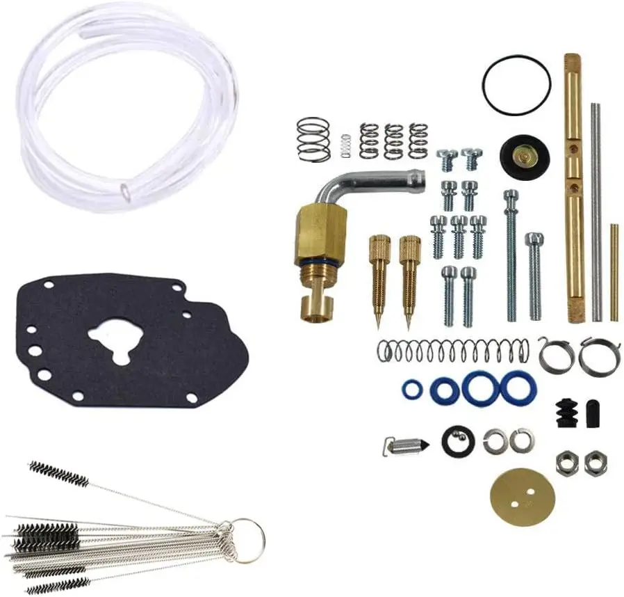 New Carburetor Master Rebuild Repair Kit Fit S&S Super E Carburetor With Carb Nylon Tube Brush Cleaning Set