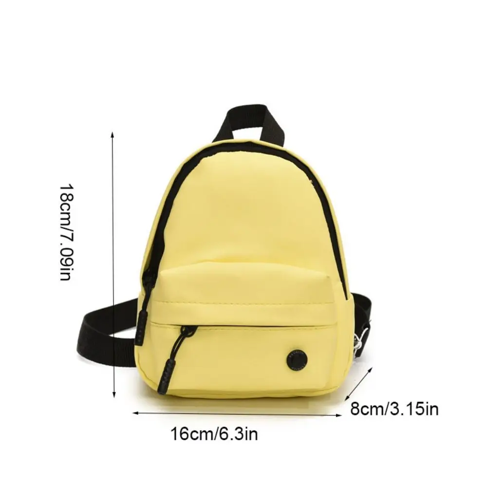 1 Pc Simple Children Shoulder Bag Multifunctional Canvas Crossbody Bag Lightweight Outdoor Travel Bag
