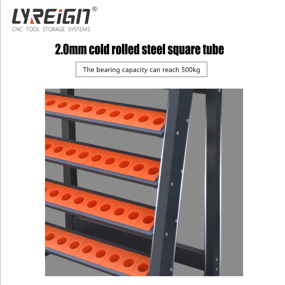 LYREIGN CNC Tools Holder cart bt40 Tool Holder Full Model CNC Tool Holder Large Capacity Storage