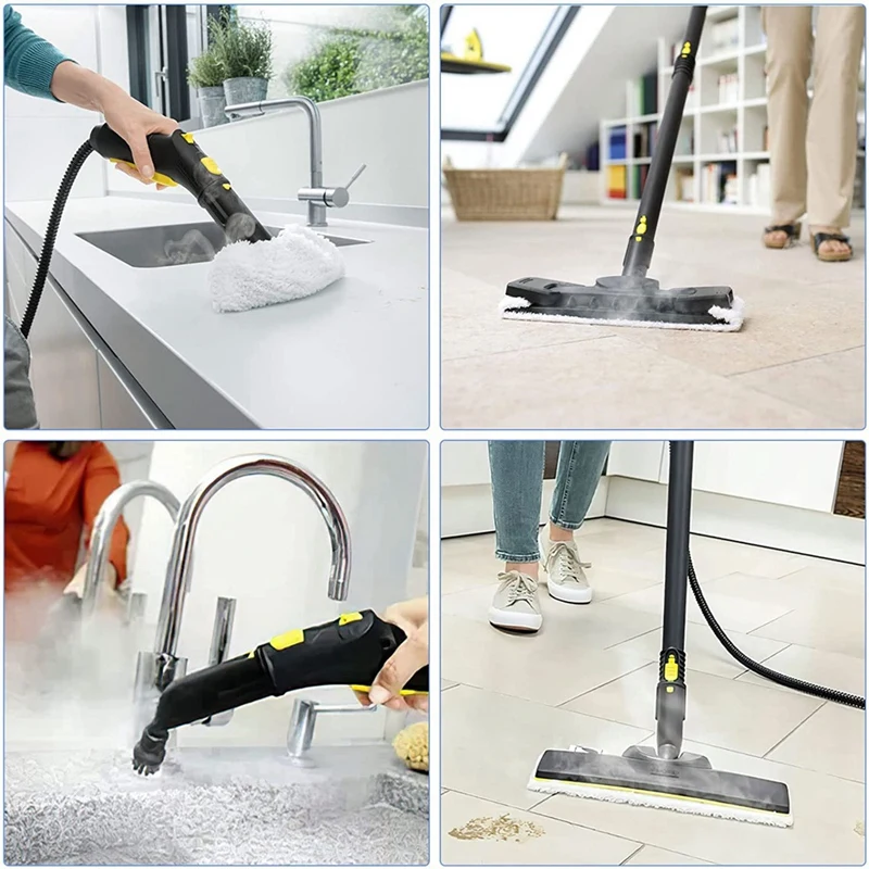 극세사 천 세트, 액세서리, Karcher 스팀 청소기, Easyfix SC2 SC3 SC4 SC5 호환, 12 피스