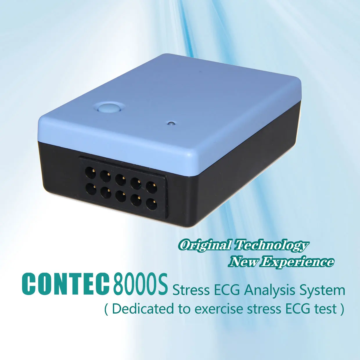 CONTEC8000S Wireless Exercise Stress 12 Leads ECG Analysis System Machine PC Software CONTEC