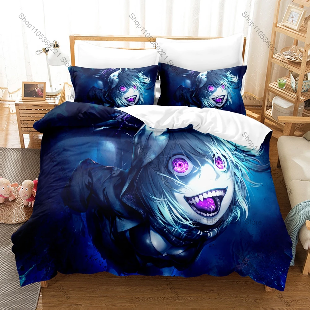Aircraft Carrier & Destroyer Ship Girls Art Print Duvet Cover + 2 Pillowcases Twin Full Queen King Naval Anime Bedding Set
