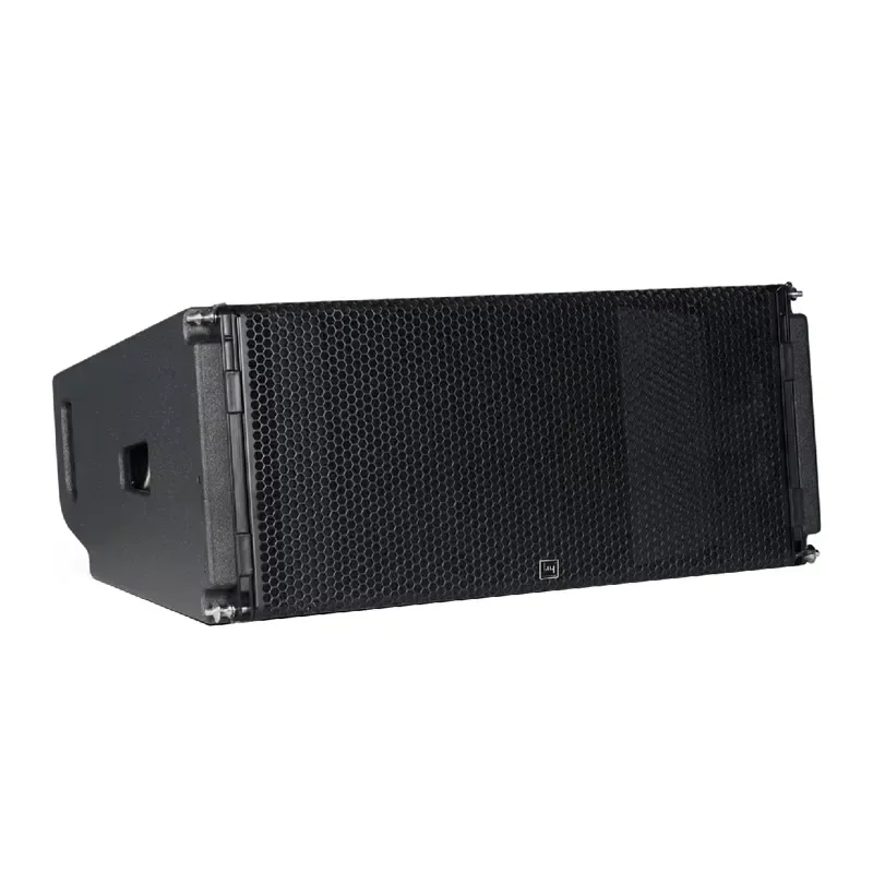 Professional Outdoor Waterproof Black Wooden Passive Line Array Speaker System with 8-Inch Stage Design
