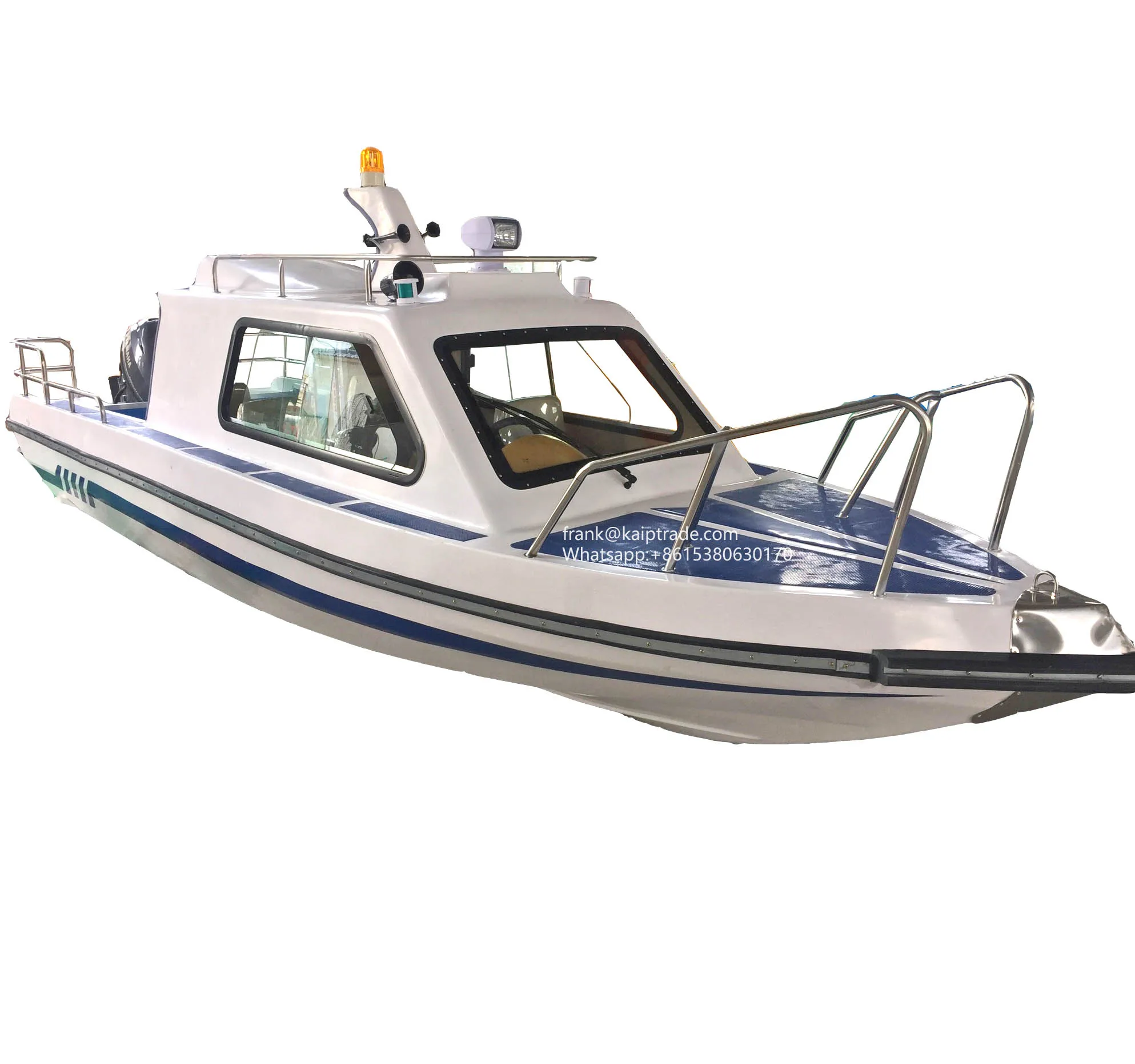 

2022 Cheap 19ft 590cm Fiberglass Fishing Boat Console Cabin Floating Room House Fishing Boat Yacht Luxury Boat For Sale