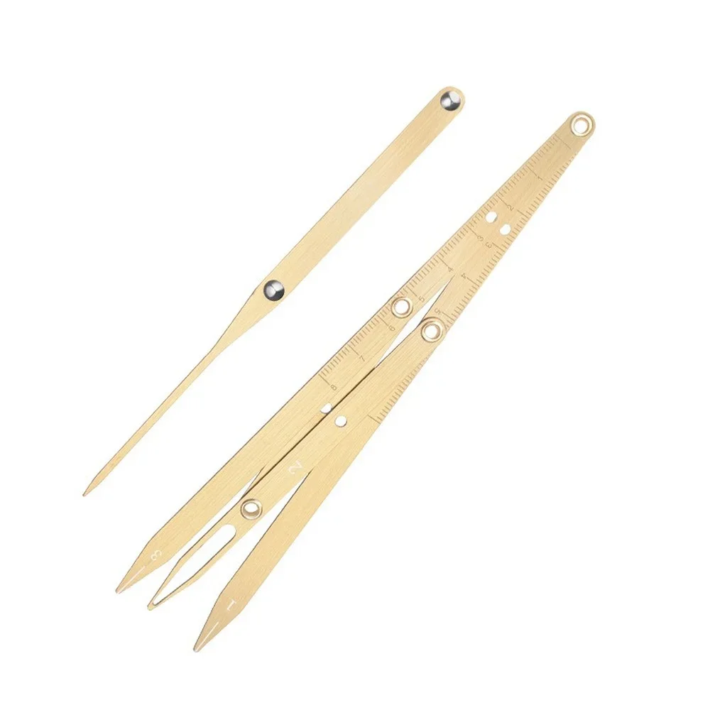 Stainless Steel Triangle Eyebrow Measurement Ruler Permanent Makeup Stencil Golden Ratio Caliper Makeup Tools