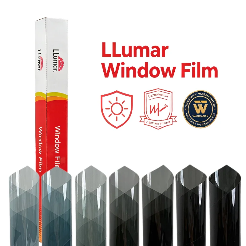 Original LLumar car window film 2mil thick 99% UV isolation glass film American high-quality car window film