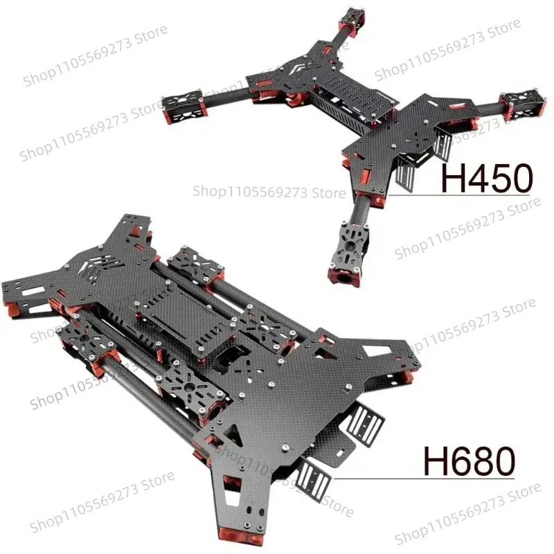 Carbon Fiber Folding FPV Quadcopter Frame Kit 450mm 680mm Aircraft Drone Multicopter Parts