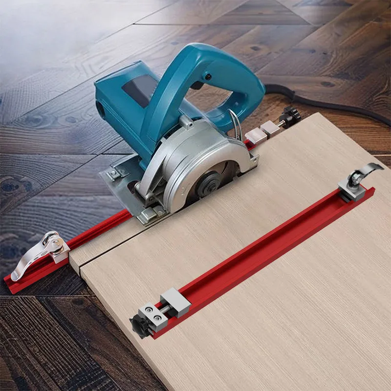 Portable Metal Cutting Fixed Ruler 240/360MM Cutting Machine Ruler 4-6 Inch Cutting Machine Base Guide Rail Ruler Adjustment