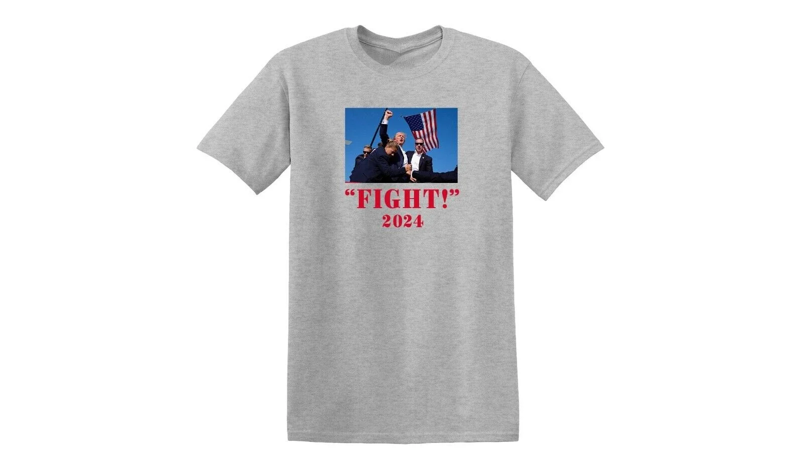 Donald trump MAGA Fist Pump T-Shirt, Trump 2024 o-neck  unisex modal All-match