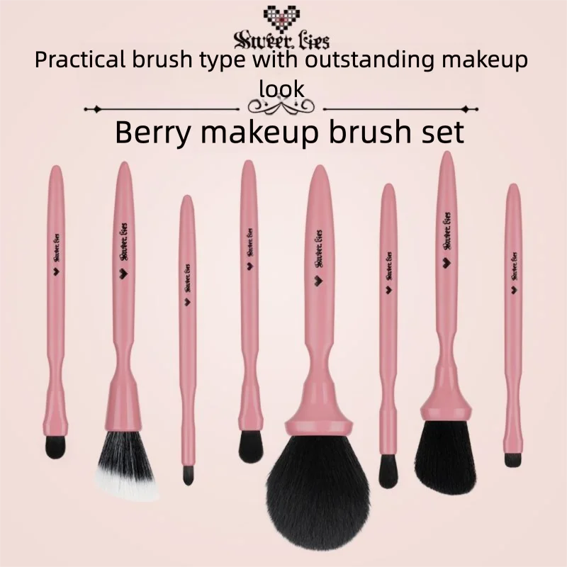 Portable Soft-Bristled Eyeshadow Blush Makeup Brushes Set - High-Quality Cosmetics Tools for Smooth Application