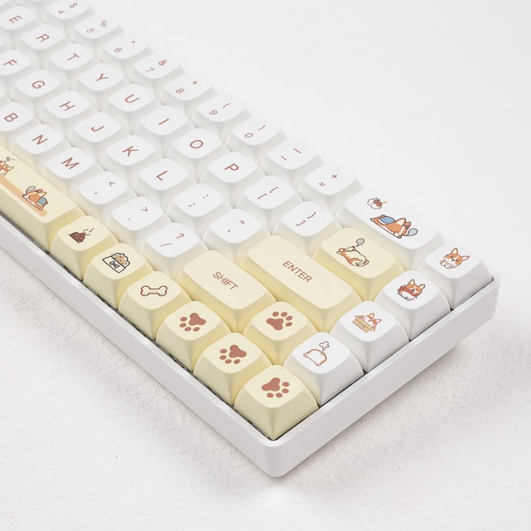 

Corgi keycap xda height PBT material sublimation 108/104/100/98/87/84/82/68/64/61