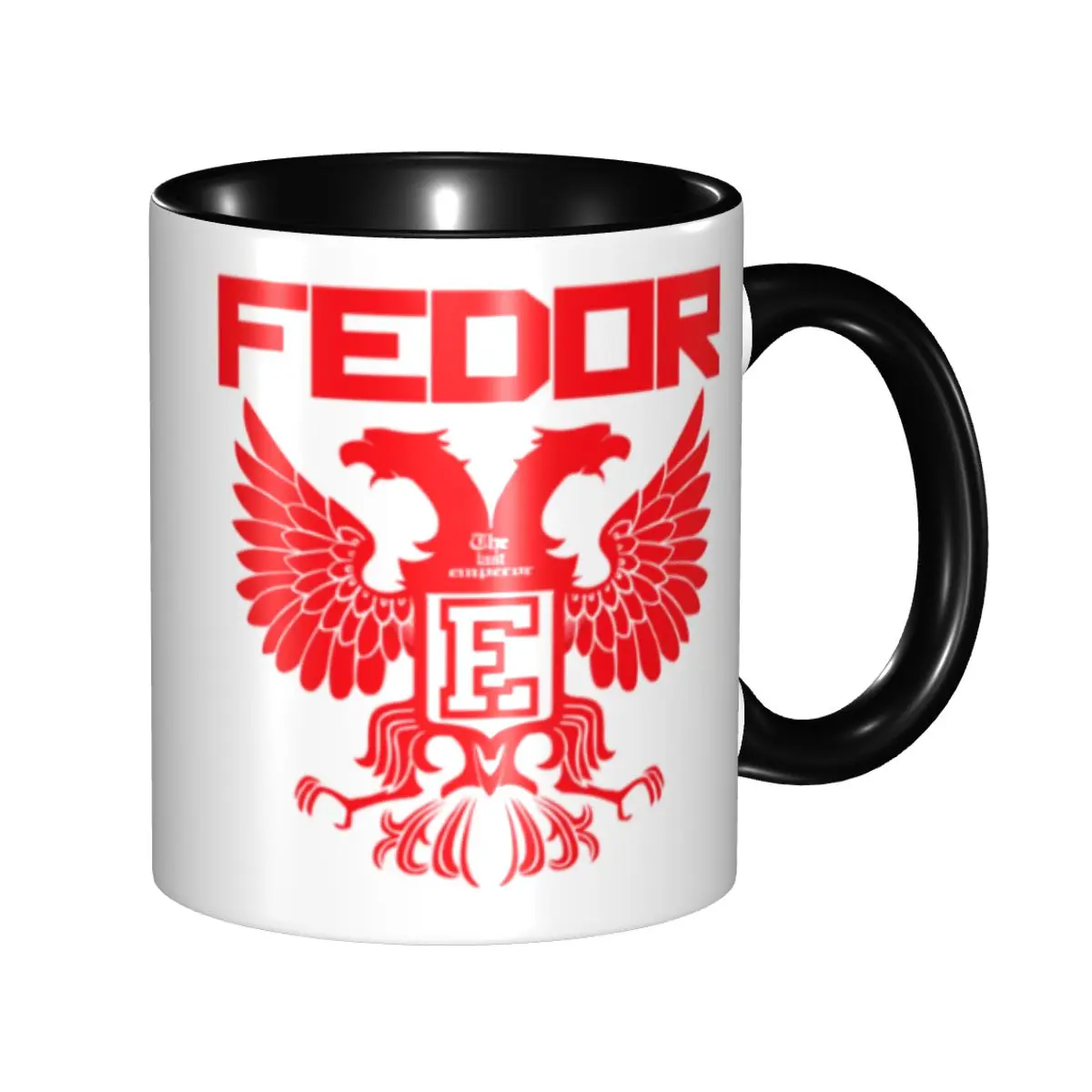 Russia Coat Of Arms Eagle Mugs Personalized Coffee Ceramic Mug Cup Creative Present