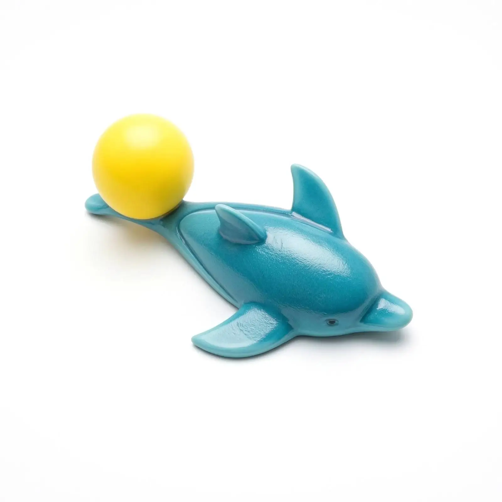 Resin Floating Dolphin Figurine Water Feature Ornament for Garden Pond Courtyard Fish Tank