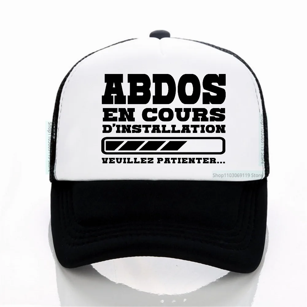 

ABDOS EN COURS D'INSTALLATION Muscle fitness hat Fashion Adjustable Gym Hat cool Mesh breathable Baseball Caps