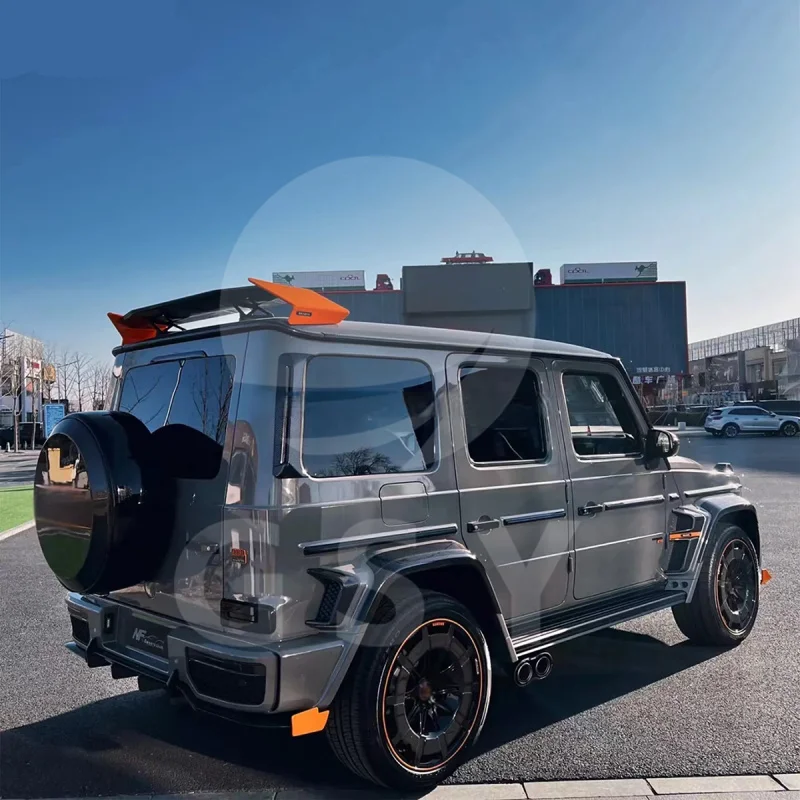 Suitable for New Condition Dry Carbon Fiber Bodykit Upgrade for Benz G-Class G63 High Quality Front Rear Bumper Lip Exh