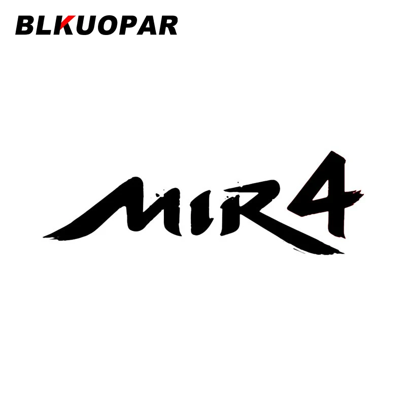 BLKUOPAR Legend Mir4 Game Logo Car Stickers Creative Vinyl Decal Sunscreen Die Cut Windshield Trunk Car Decoration