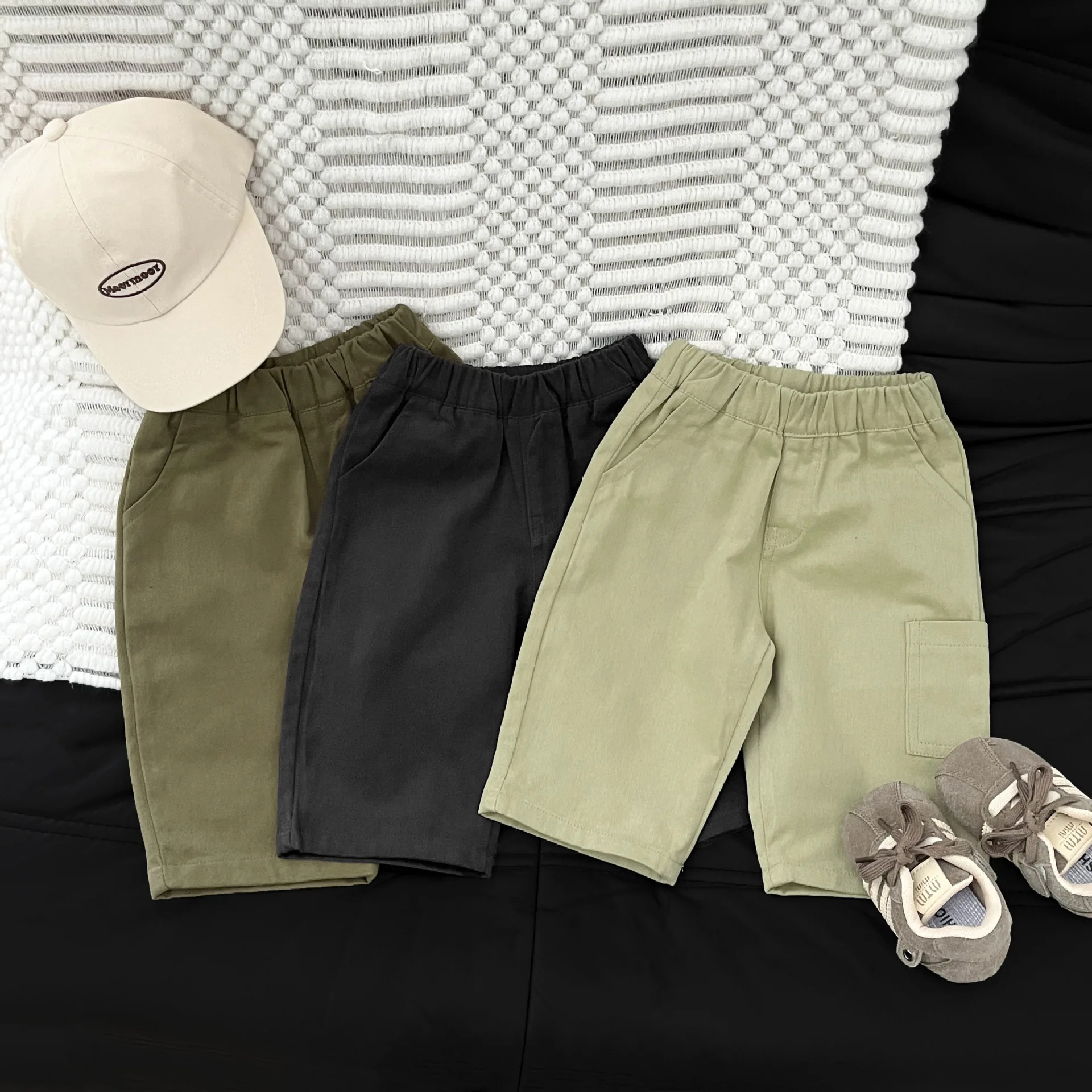 Childrens Pants Spring and Autumn New Style Western-style Casual Workwear Versatile Straight Leg Pants for Daily Wear