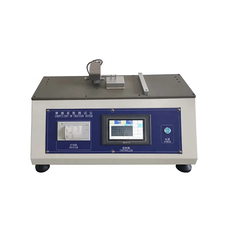 

Coefficient of Friction Tester, COF Testing Machine Static and Dynamic Coefficient of Friction Tester for Plastic Film Rubber