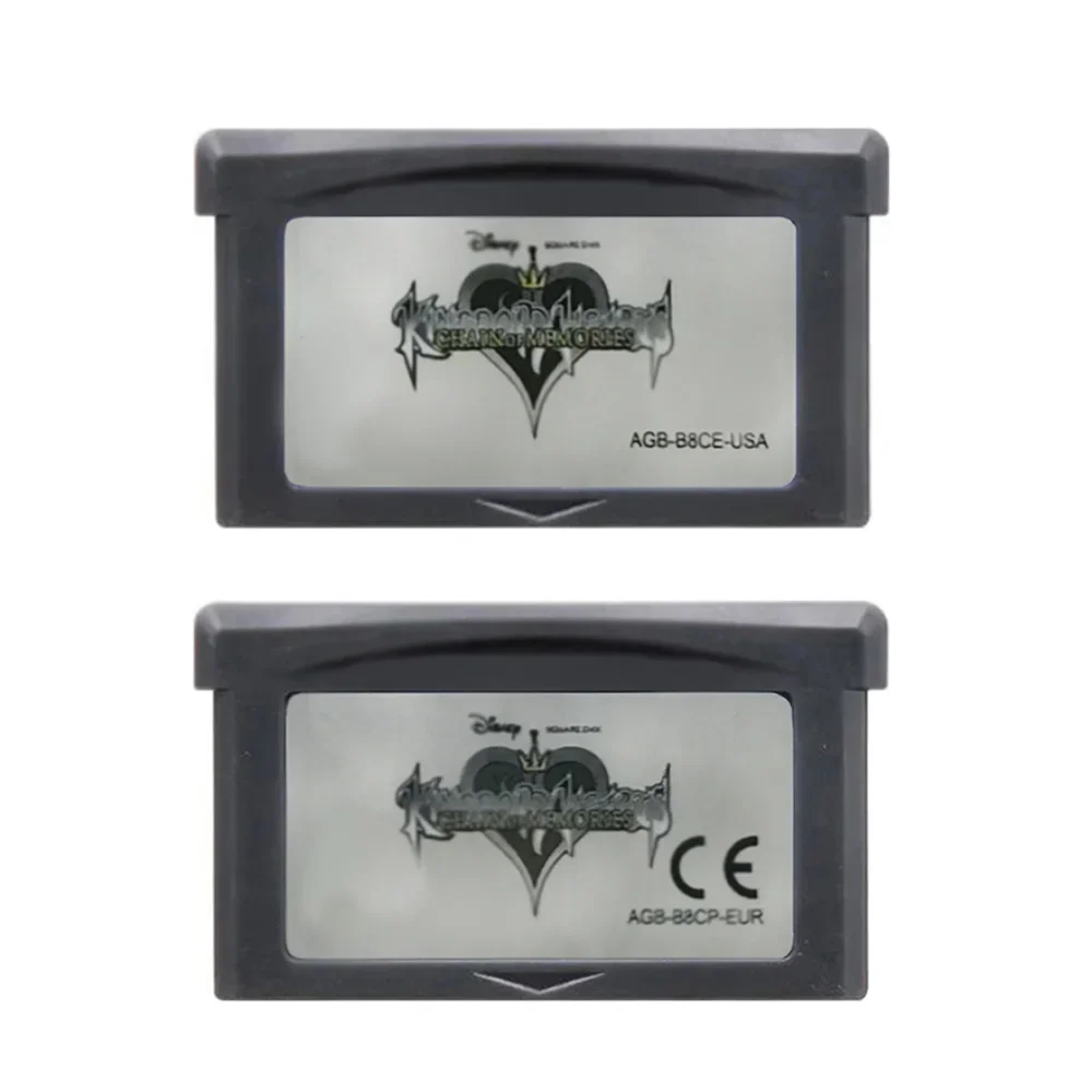 GBA Game Cartridge 32 Bit Video Game Console Card Kingdom Hearts Series Chain Of Memories of USA/EUR Version view 3