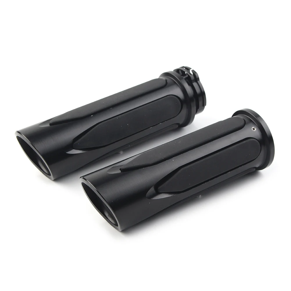 1Pair Motorbike Soft Touch Hand Grips For Harley-Davidson Touring Street Road Glide Electra Glide