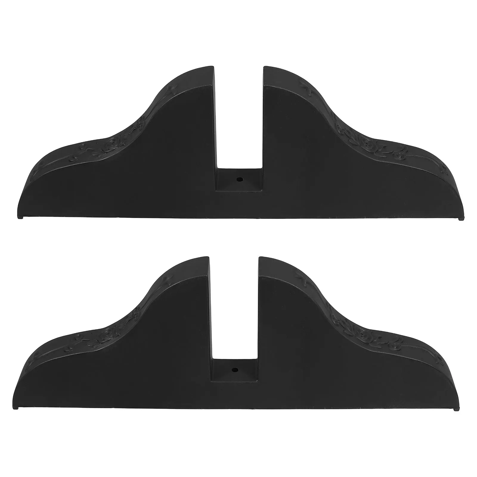 

2pcs Screen Partition Bracket Folding Room Divider Holder Stand Feet Black Sturdy Base Offices Libraries Classrooms