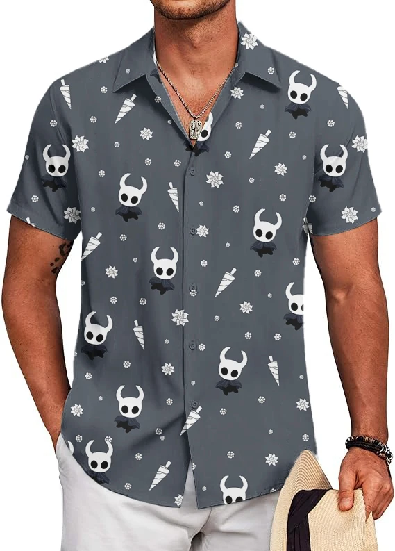 Hollow Knight Silksong  Hornet Shirt Game 3D Printing Short Sleeve Unisex Clothing Fashion Casual Tops Men Women Shirts Cartoon