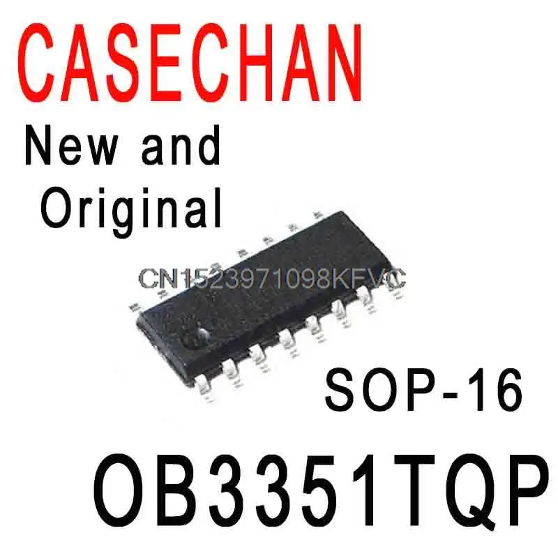 5PCS New and Original OB3351 SOP-16 SMD Power Management Chip In Stock IC OB3351TQP