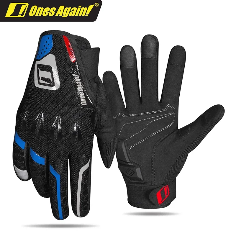 

OnesAgain! MG03 Motorcycle Riding Gloves Men Spring Summer Breathable Touch Screen Motorcycle Racing Equipment