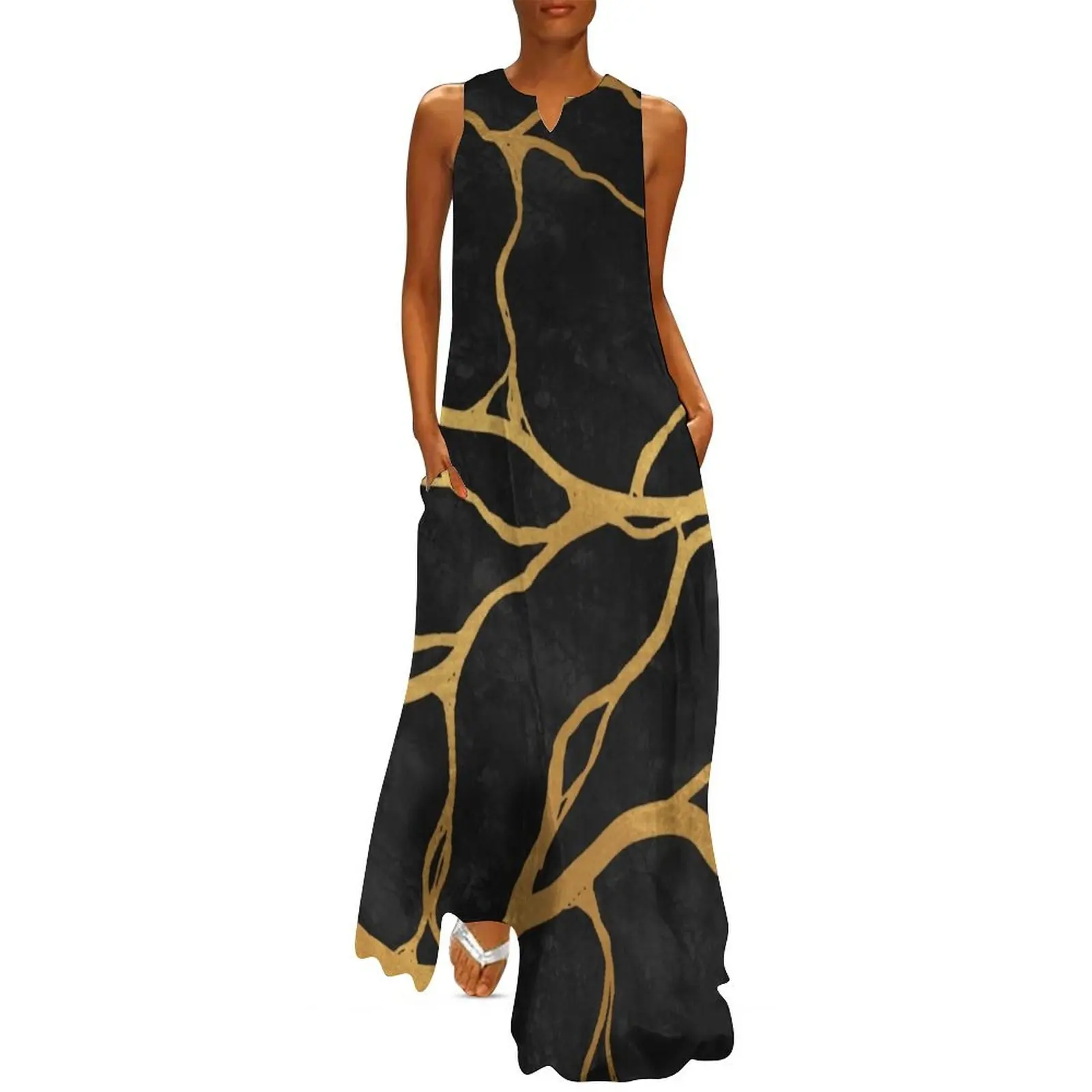 

Kintsugi Long Dress luxury dresses ladies dresses for women 2025 women's summer clothing 2025 Dress