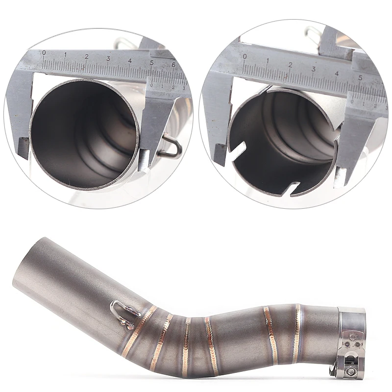 Motorcycle System Exhaust Escape Slip-On For Suzuki GSXR1000 GSX R1000 GSXR 1000 Motorcycle Full Modified Middle Link Pipe