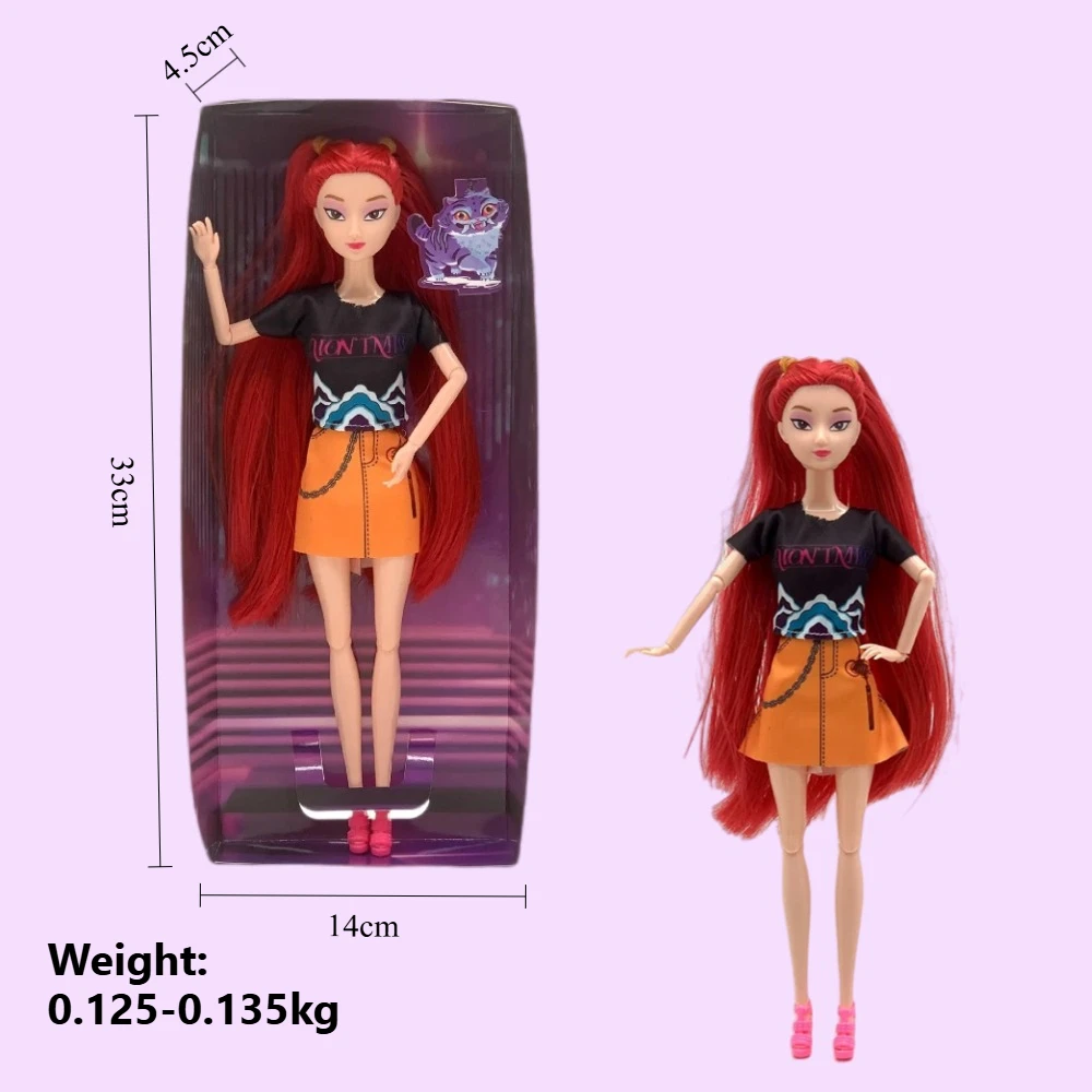 جديد ألعاب الدمى Huntrix فتاة مجموعة عمل الشكل لعبة رومي ميرا زوي جميلة الأميرة طفلة الدمى البلاستيك لتقوم بها بنفسك لعبة للفتيات #4