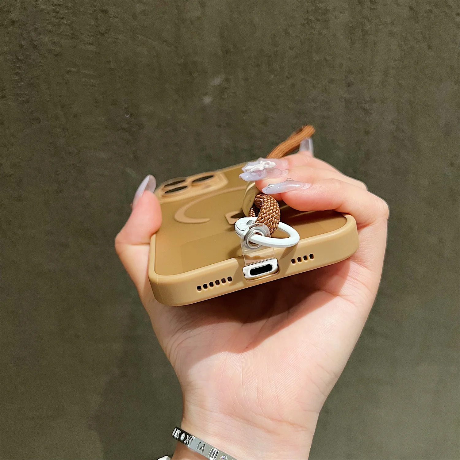 واضح Magsafe للصدمات الوفير ماتي الحال بالنسبة آيفون 17 16 14 13 Mini 15 12 11 Pro Max زائد الحبل شريط للرسغ غطاء مغناطيسي #5