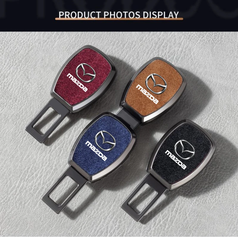 

chamois Car Seat Belt Extension Plug Metal Seat Belt Clip Adjustable Extender For Mazda 3 6 Atenza Cx9 Cx7 Cx5 Rx8 Rx7 Mx5 Axela