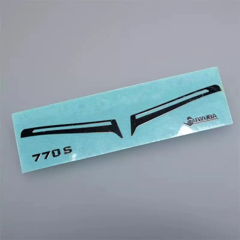 770s Scheinwerfer-Dekor-Aufkleber aus Metall, Augenbrauen-Aufkleber, Innenraumaufkleber für 1/14 Tamiya Trailer Scania 56368, Modifikation, DIY-Teile – Detail 5