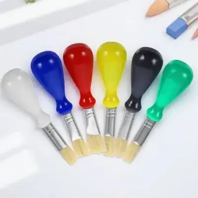 مجموعة فرش طلاء مكونة من 6 قطع للرسم بالألوان المائية من الأكريليك، أدوات حرفية محمولة خفيفة الوزن ومتعددة الوظائف #6