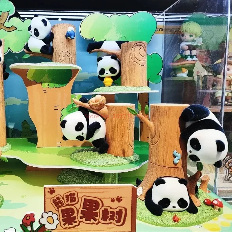 52 Spielzeug Panda Roll Obstbaum Serie Box Figuren Sammler niedlichen Puppe Spielzeug Desktop-Sammlung Dekoration Geburtstags geschenke