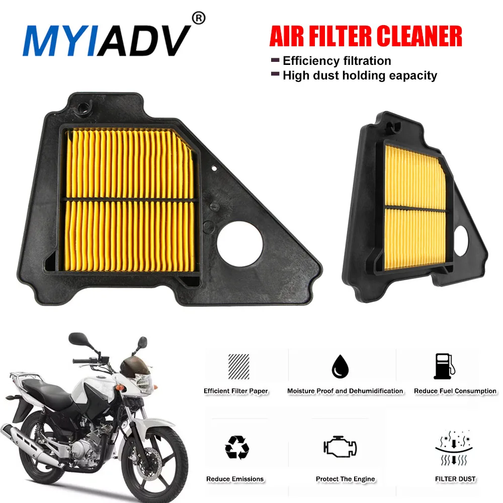 

Motorcycle Air Intake Filter Air Purification Clean Element For Yamaha YBR125 JYM YBR125ED YBR 125 2008 Motorbike Accessories