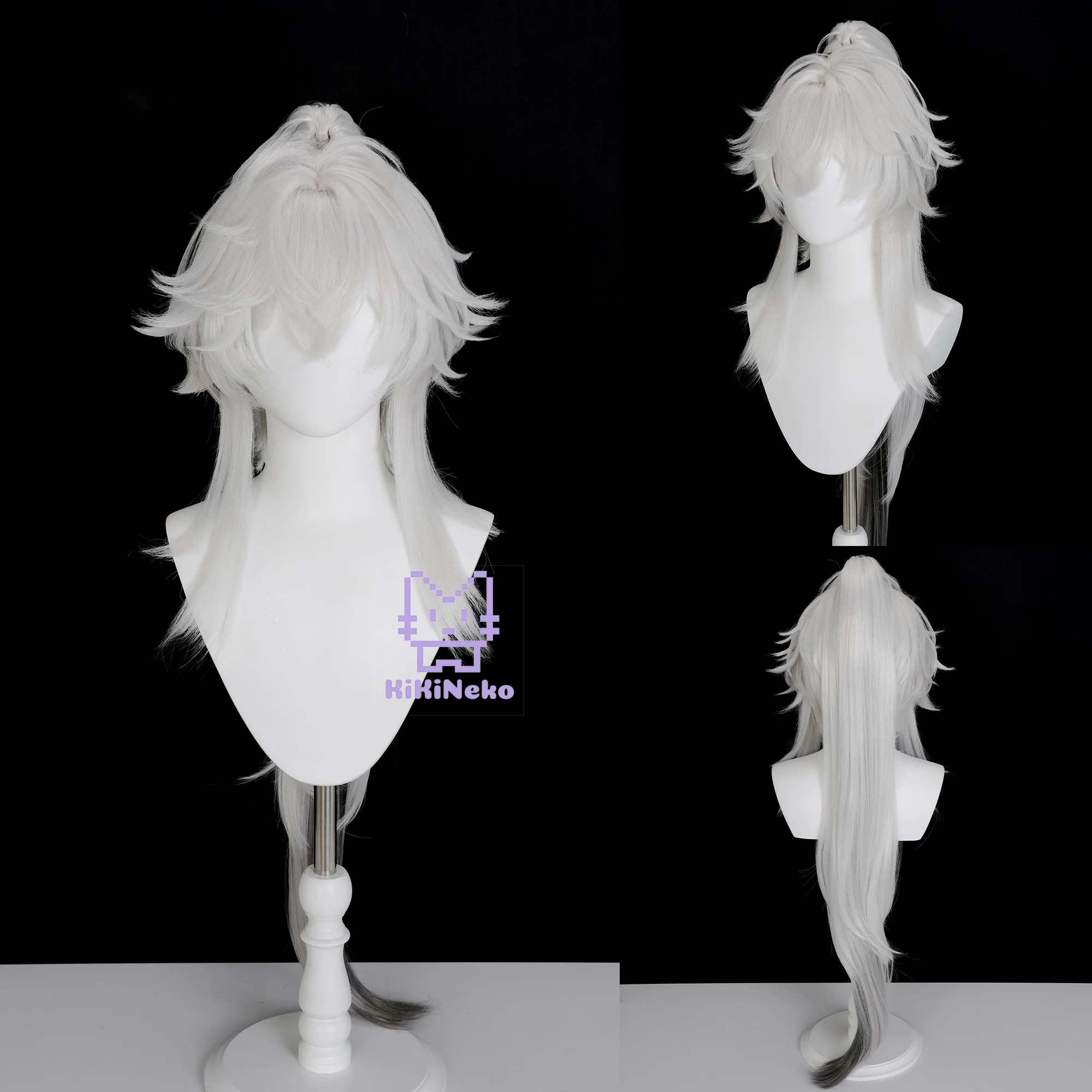 لعبة الفرسان لابلاند Decadenza شعر مستعار تأثيري شعر طويل ذيل حصان نمط تأثيري الشعر لحفلة Comicon الكبار النساء الرجال #4