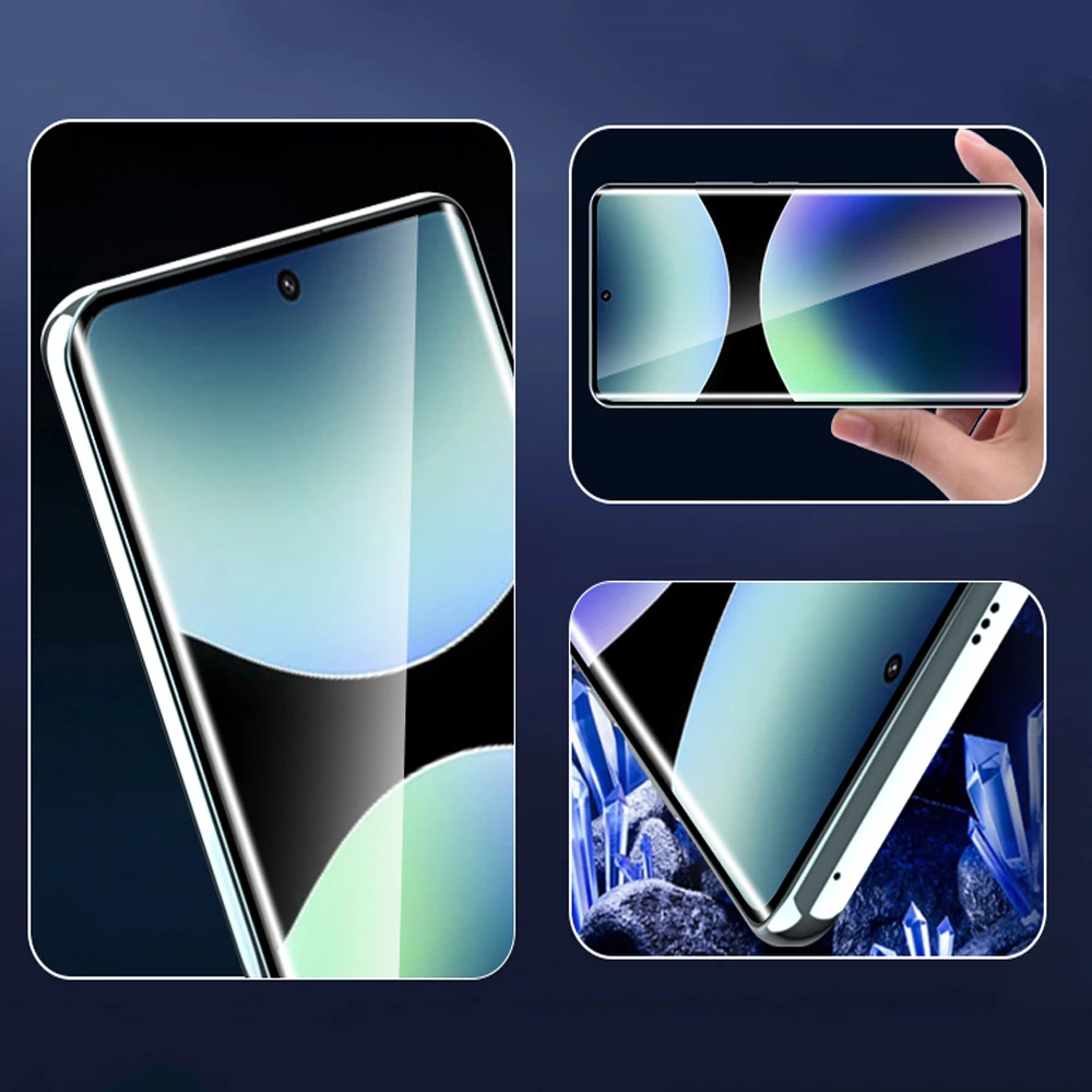 1-5 قطعة 10D حافظة من الزجاج المقسى المنحني لهاتف Xiaomi Redmi Note 14 Pro Plus واقي للشاشة لهاتف Redmi Note 13 Pro plus Note14Pro + #3
