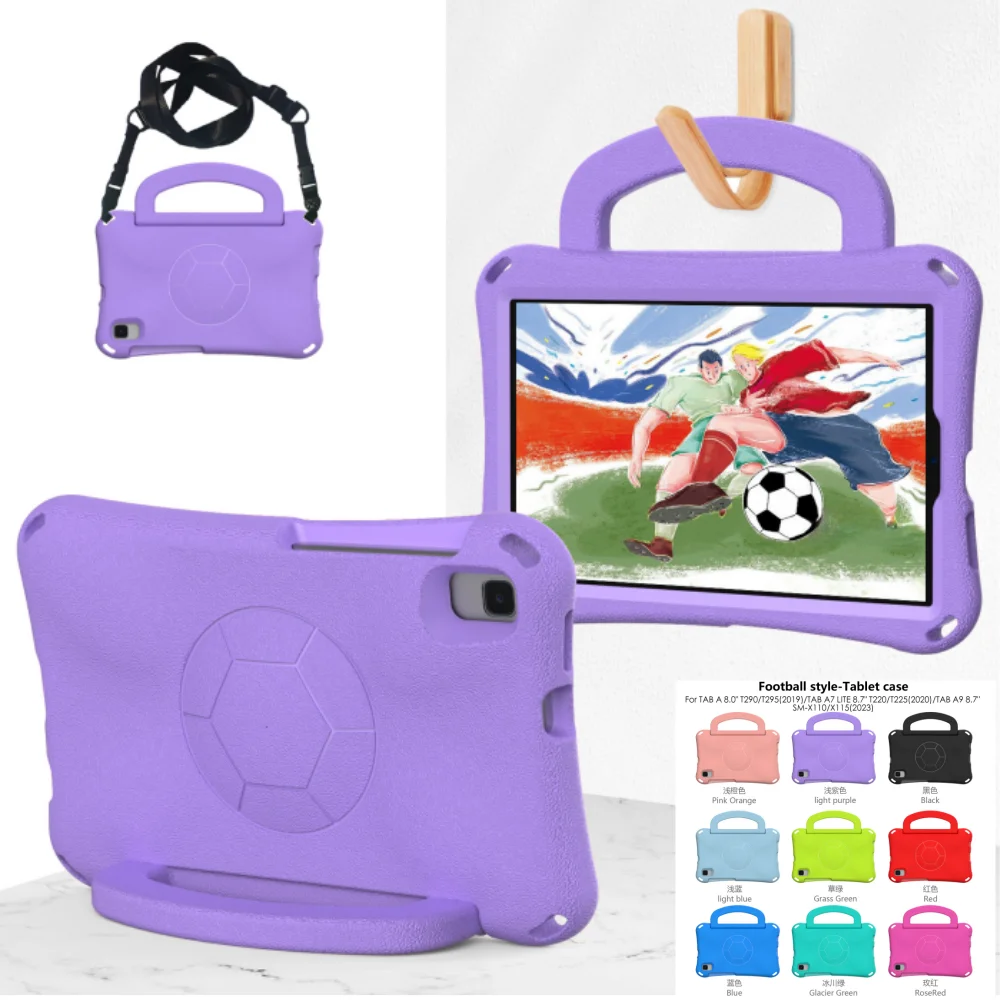 

Чехол EVA для Samsung Galaxy Tab A SM-T290 T295 8.0 дюймов, A7 Lite 8.7 T220, A9 X110, A11 X130 8.7 дюймов, с сетчатым дизайном и ремешком