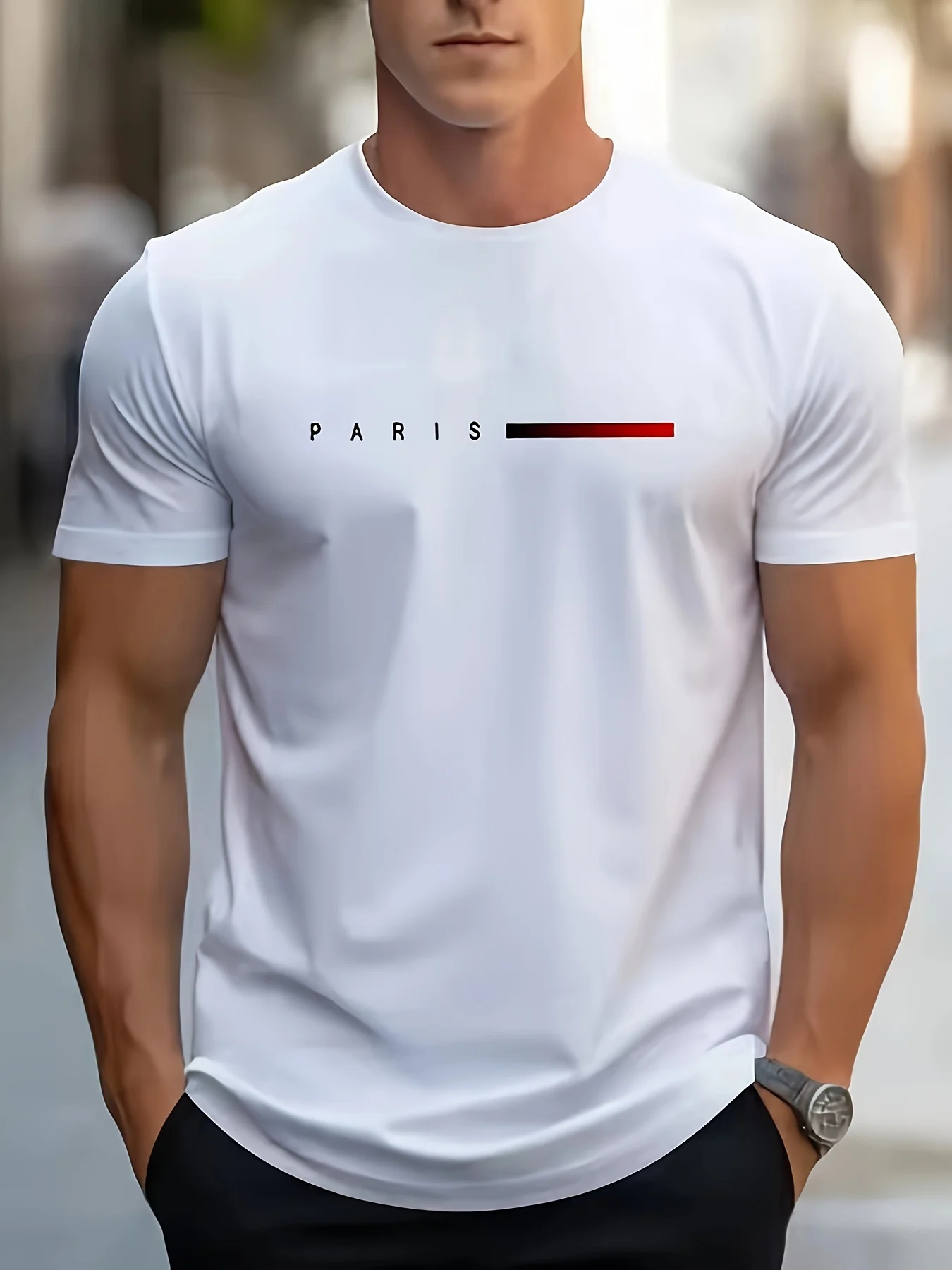 1pcs Men's t-shirts 2026 Summer 100% cotton tops Men's clothing t shirt y2k crewneck Breathable sports oversize Y2k tops image 7