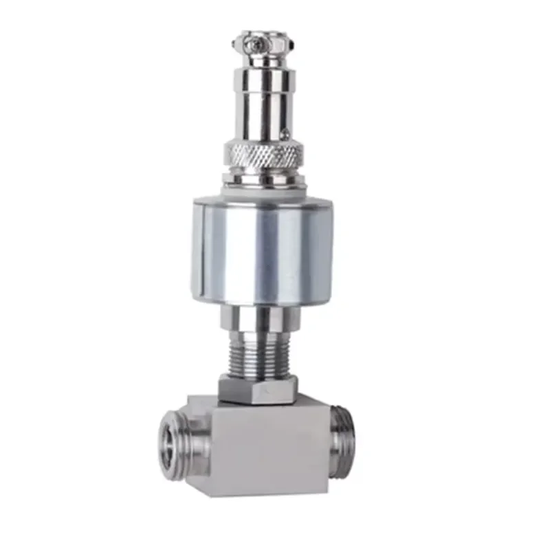 High pressure KF500 series thread screw wear-resistant water mixer mini air flange impeller intelligent turbine flowmeter