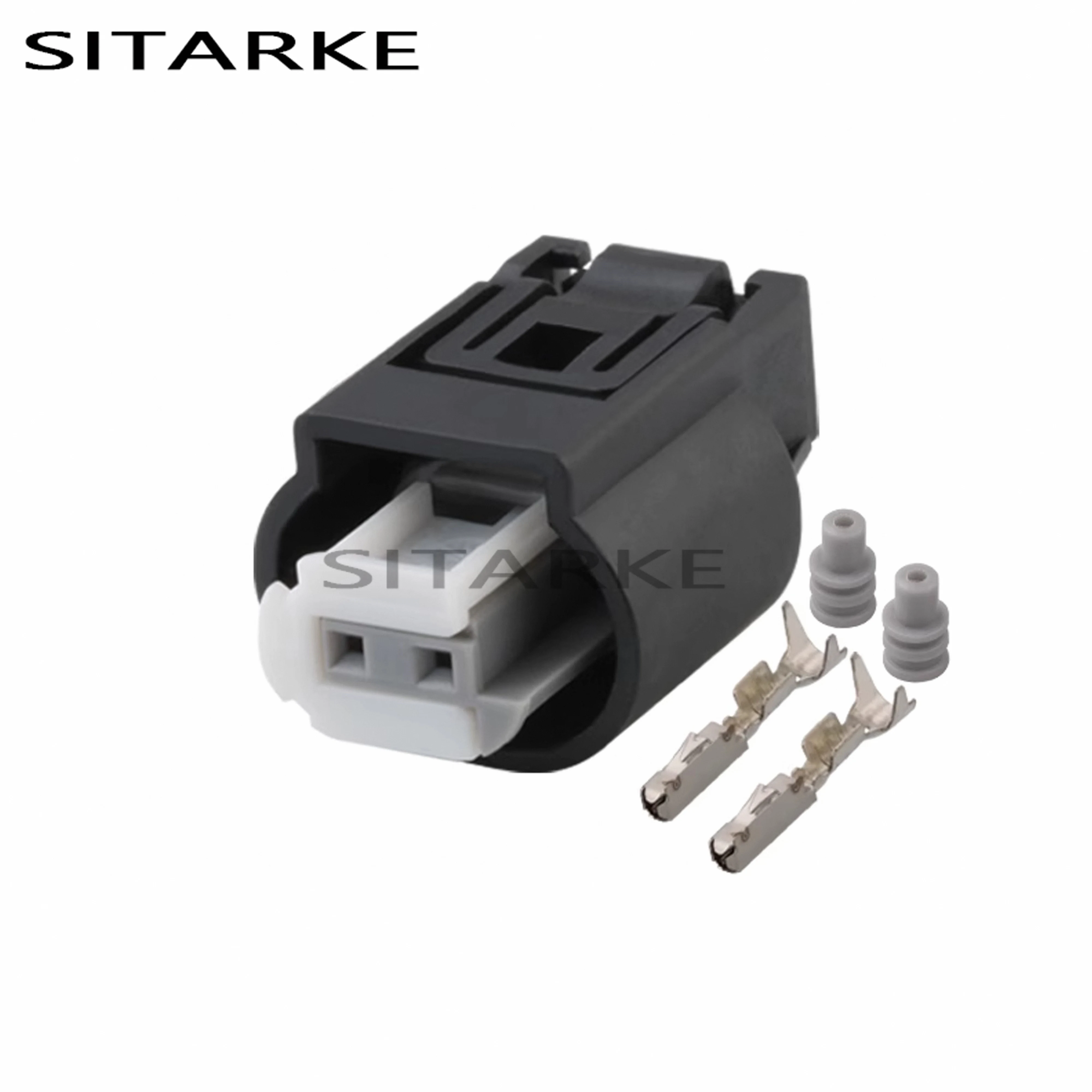 2 Pin Electronic Component Temperature Probe Auto Connector Female And Male Waterproof Plug 1718555-1 2-967644-1 For BMW