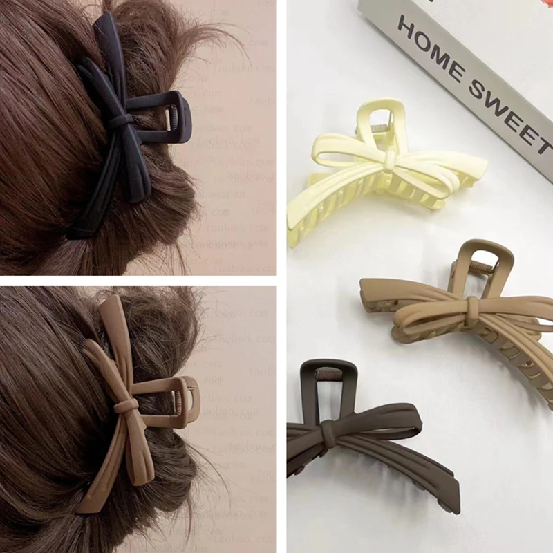 garra-de-cabelo-com-laco-fosco-moda-coreana-clipe-de-caranguejo-grampo-de-cabelo-para-mulheres-meninas-acrilico-acampamento-de-cabelo-rabo-de-cavalo-acessorios-para-cabelo